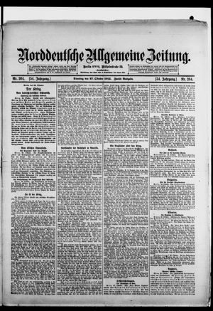 Norddeutsche allgemeine Zeitung vom 27.10.1914