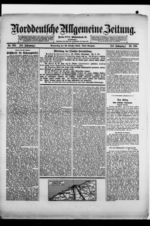 Norddeutsche allgemeine Zeitung vom 29.10.1914