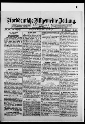 Norddeutsche allgemeine Zeitung vom 13.11.1914