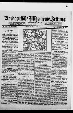 Norddeutsche allgemeine Zeitung vom 14.11.1914