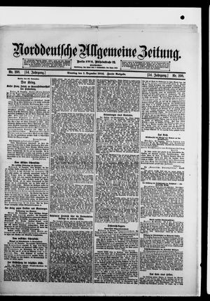 Norddeutsche allgemeine Zeitung vom 01.12.1914