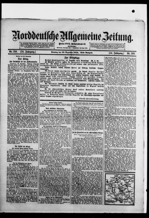 Norddeutsche allgemeine Zeitung on Dec 13, 1914