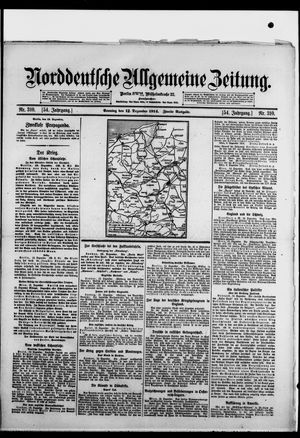 Norddeutsche allgemeine Zeitung vom 13.12.1914