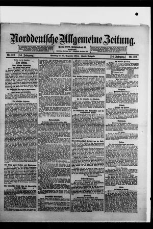Norddeutsche allgemeine Zeitung vom 15.12.1914