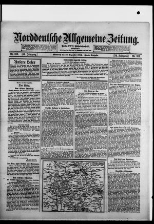 Norddeutsche allgemeine Zeitung vom 16.12.1914