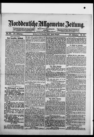 Norddeutsche allgemeine Zeitung vom 18.12.1914