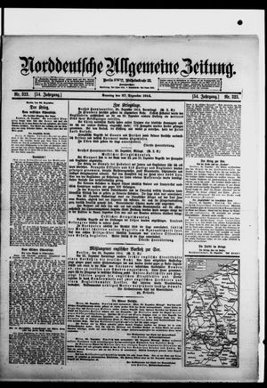 Norddeutsche allgemeine Zeitung vom 27.12.1914