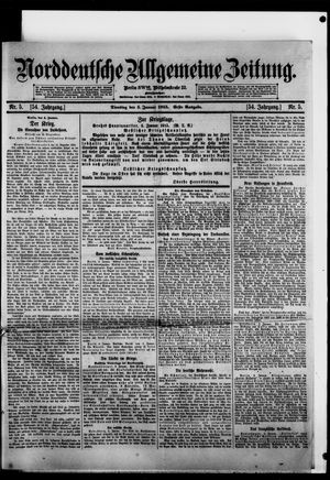 Norddeutsche allgemeine Zeitung vom 05.01.1915