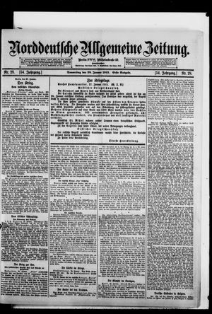 Norddeutsche allgemeine Zeitung on Jan 28, 1915