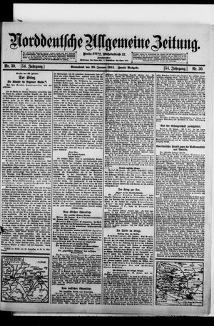 Norddeutsche allgemeine Zeitung on Jan 30, 1915