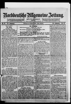 Norddeutsche allgemeine Zeitung vom 02.02.1915
