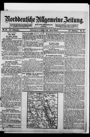 Norddeutsche allgemeine Zeitung vom 04.02.1915