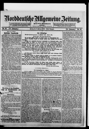 Norddeutsche allgemeine Zeitung vom 05.02.1915