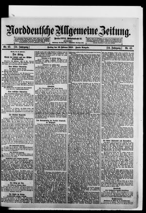Norddeutsche allgemeine Zeitung on Feb 12, 1915