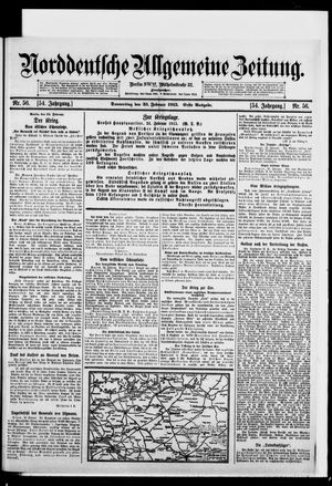 Norddeutsche allgemeine Zeitung vom 25.02.1915