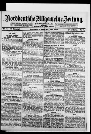 Norddeutsche allgemeine Zeitung on Feb 25, 1915