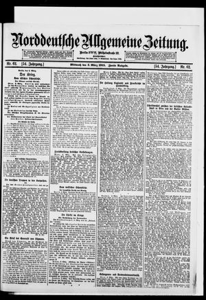 Norddeutsche allgemeine Zeitung on Mar 3, 1915