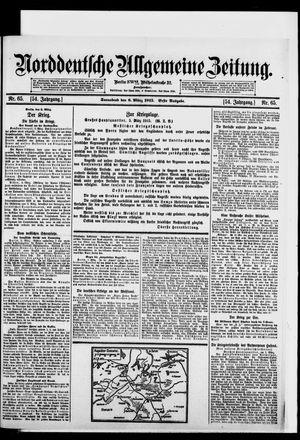 Norddeutsche allgemeine Zeitung vom 06.03.1915