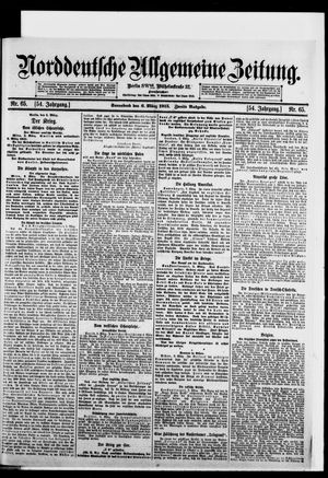 Norddeutsche allgemeine Zeitung vom 06.03.1915