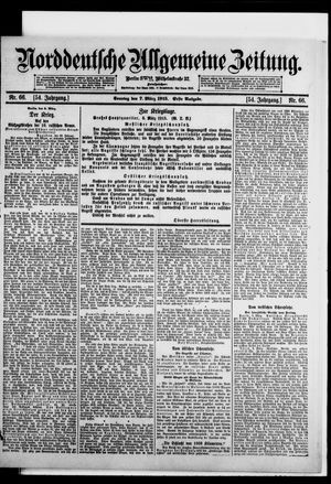 Norddeutsche allgemeine Zeitung vom 07.03.1915