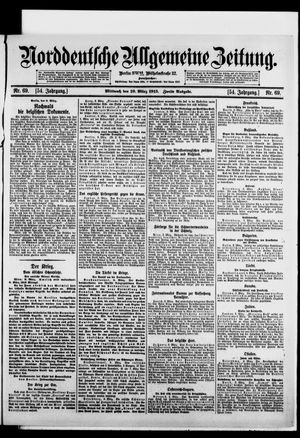 Norddeutsche allgemeine Zeitung vom 10.03.1915
