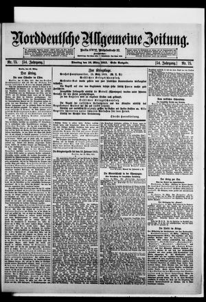 Norddeutsche allgemeine Zeitung on Mar 16, 1915
