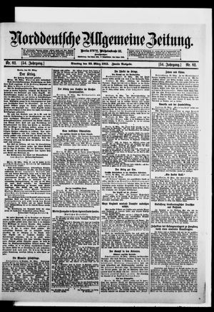 Norddeutsche allgemeine Zeitung on Mar 23, 1915