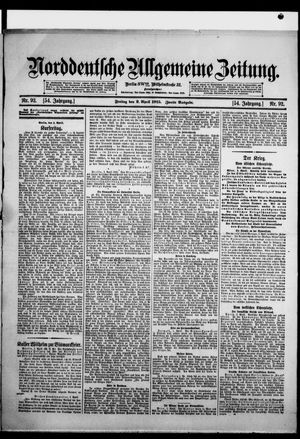 Norddeutsche allgemeine Zeitung on Apr 2, 1915