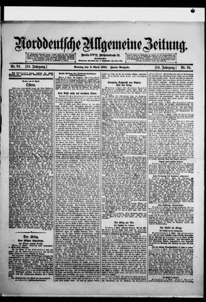 Norddeutsche allgemeine Zeitung vom 04.04.1915