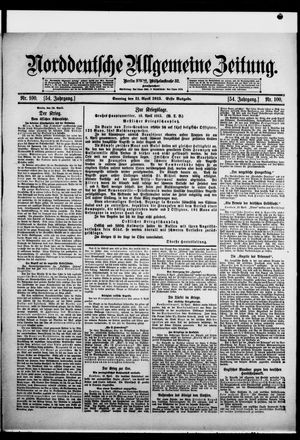 Norddeutsche allgemeine Zeitung on Apr 11, 1915
