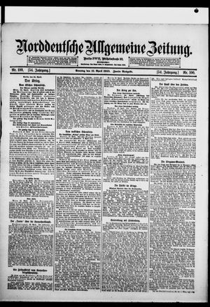 Norddeutsche allgemeine Zeitung on Apr 11, 1915