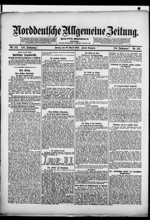 Norddeutsche allgemeine Zeitung on Apr 23, 1915