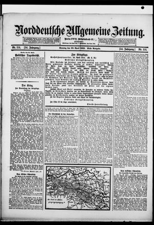 Norddeutsche allgemeine Zeitung on Apr 25, 1915
