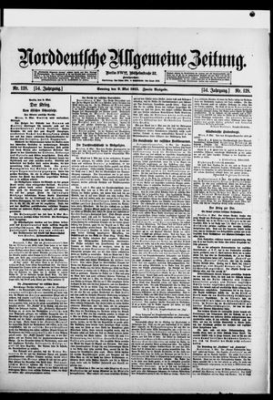 Norddeutsche allgemeine Zeitung vom 09.05.1915
