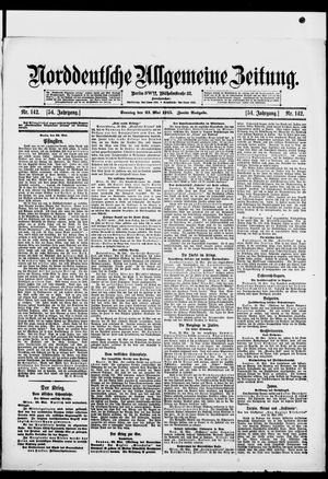 Norddeutsche allgemeine Zeitung vom 23.05.1915
