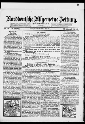 Norddeutsche allgemeine Zeitung vom 28.05.1915