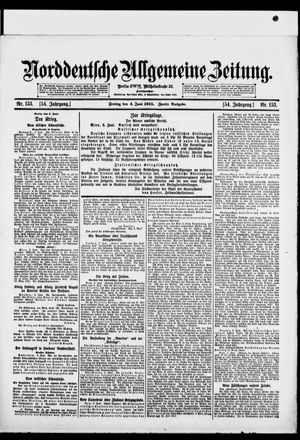 Norddeutsche allgemeine Zeitung vom 04.06.1915