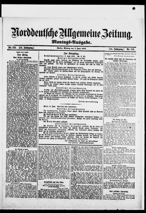 Norddeutsche allgemeine Zeitung vom 07.06.1915