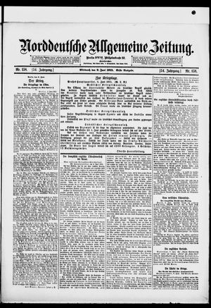 Norddeutsche allgemeine Zeitung vom 09.06.1915