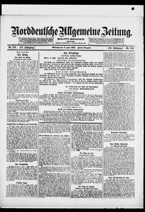 Norddeutsche allgemeine Zeitung vom 09.06.1915