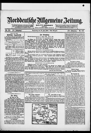 Norddeutsche allgemeine Zeitung vom 10.06.1915