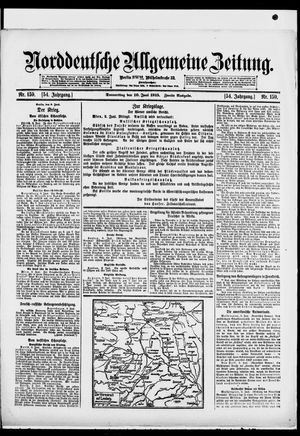 Norddeutsche allgemeine Zeitung vom 10.06.1915