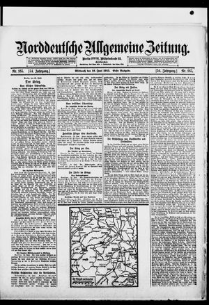 Norddeutsche allgemeine Zeitung vom 16.06.1915