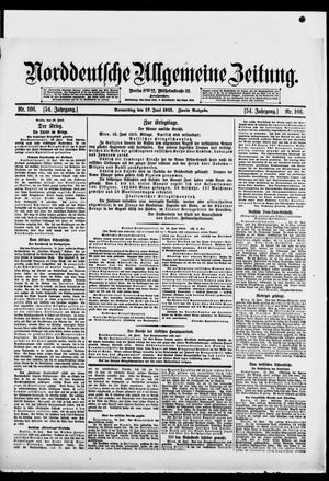 Norddeutsche allgemeine Zeitung vom 17.06.1915