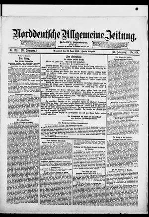 Norddeutsche allgemeine Zeitung vom 19.06.1915