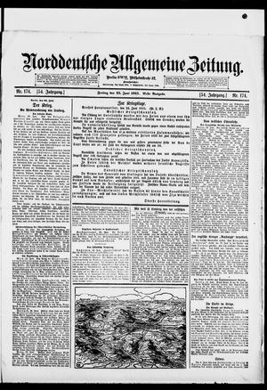 Norddeutsche allgemeine Zeitung vom 25.06.1915