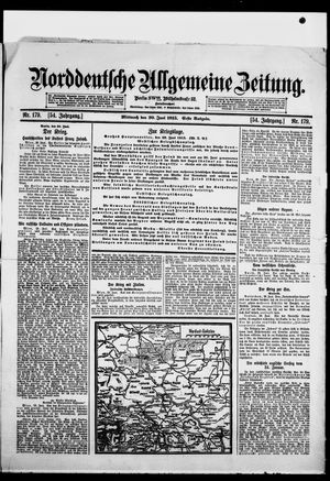 Norddeutsche allgemeine Zeitung vom 30.06.1915