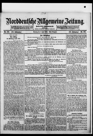 Norddeutsche allgemeine Zeitung vom 04.07.1915