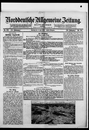 Norddeutsche allgemeine Zeitung vom 04.07.1915