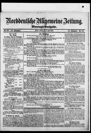 Norddeutsche allgemeine Zeitung vom 05.07.1915